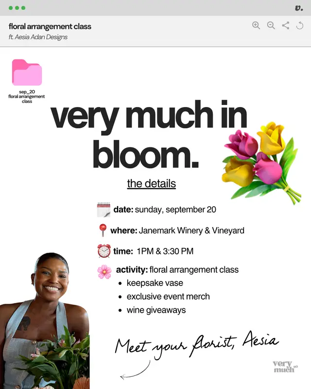 very much in bloom (1PM)