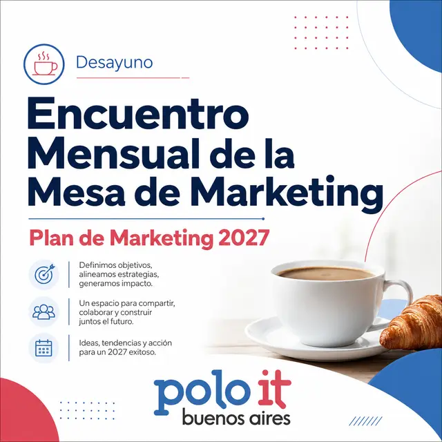 Desayuno Co-creación plan de Marketing 2027- Mesa de Marketing POLO IT Bs.As