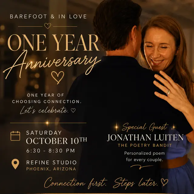 Barefoot & In Love- A Couples Dance Experience