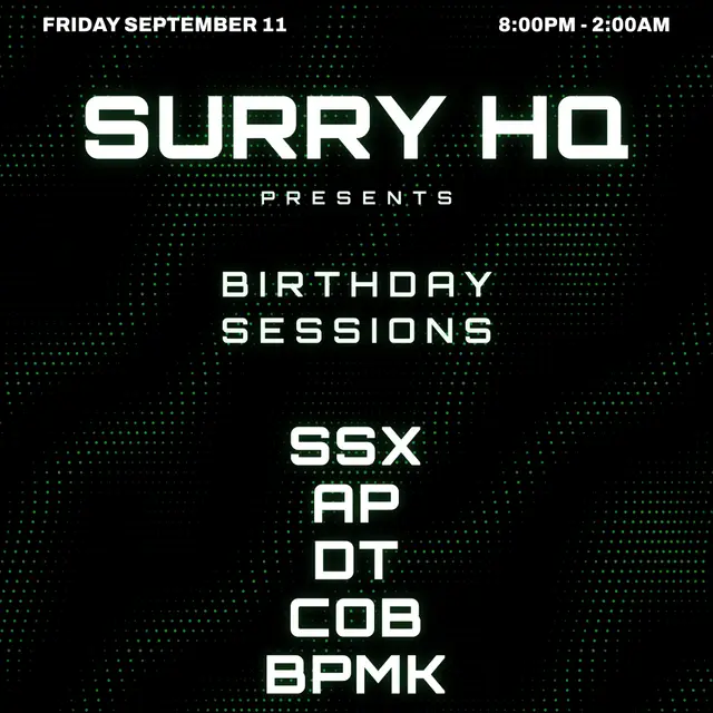 Surry HQ Presents: Birthday Sessions