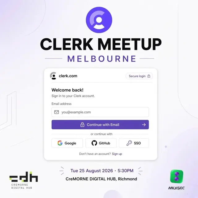 Clerk Meetup Melbourne
