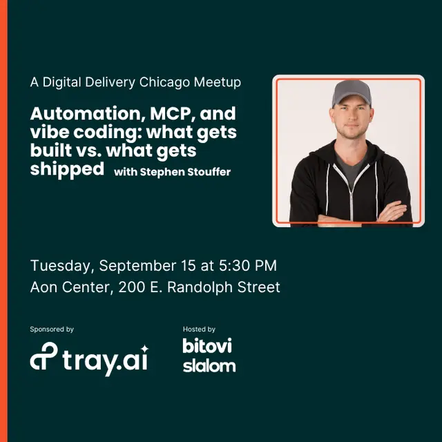 Automation, MCP, and vibe coding: what gets built vs. what gets shipped