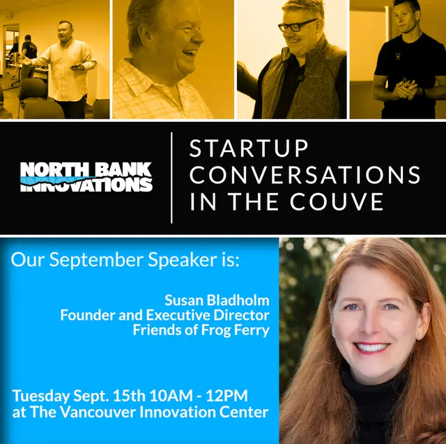 September Startup Conversations in the Couve - Susan Bladholm