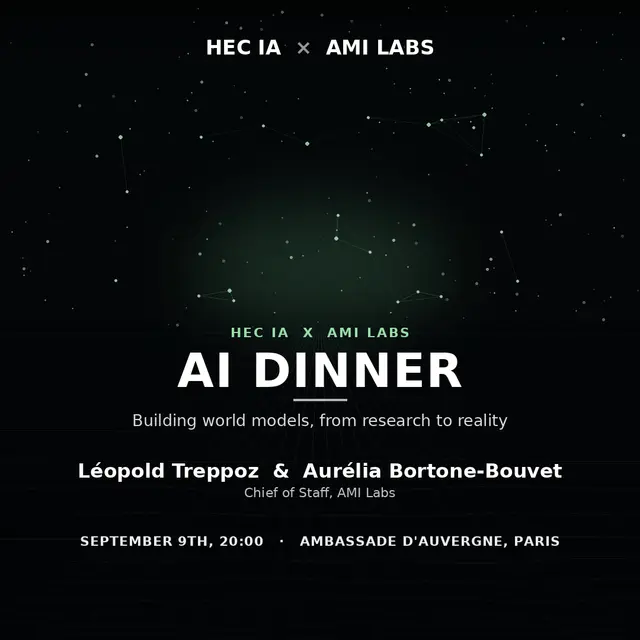 HEC IA X AMI Labs Dinner