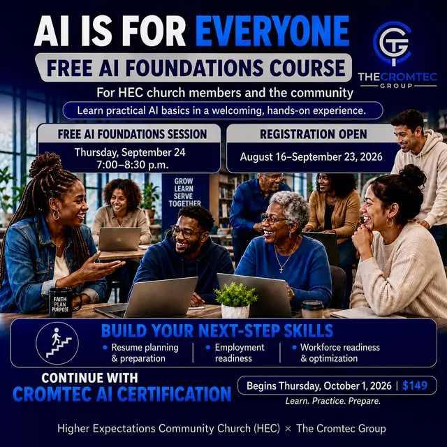 The HEC - AI Empowerment- Foundations course- in partnership with Cromtec.