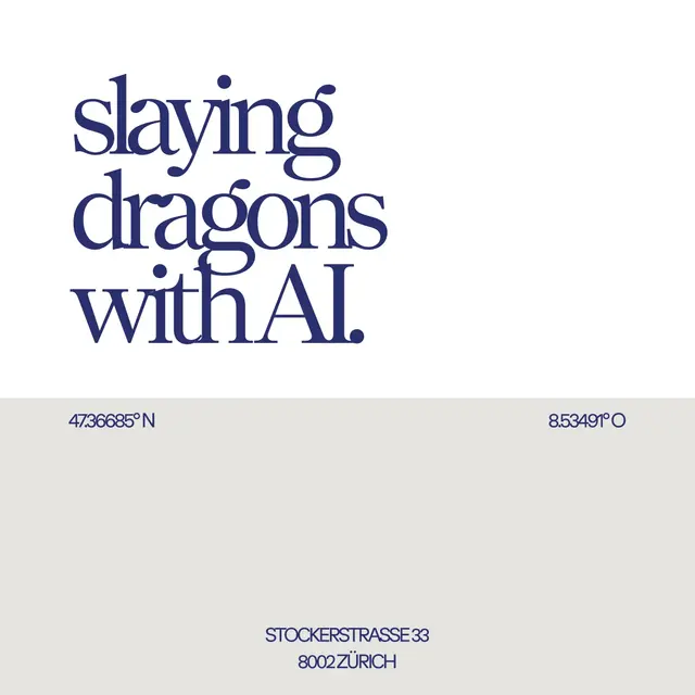 Slaying Dragons with AI