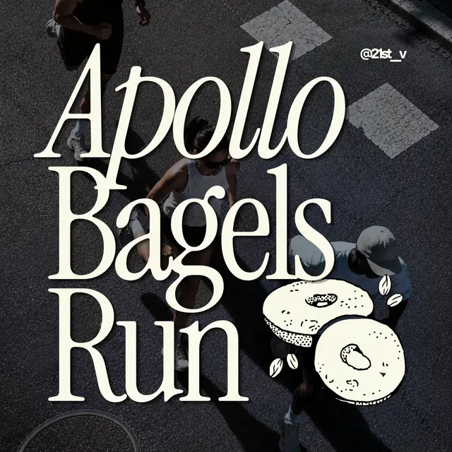 we run so we can eat apollo bagels
