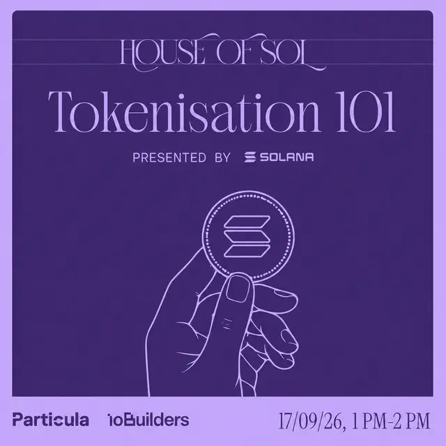 House of Sol Workshops - Tokenisation 101