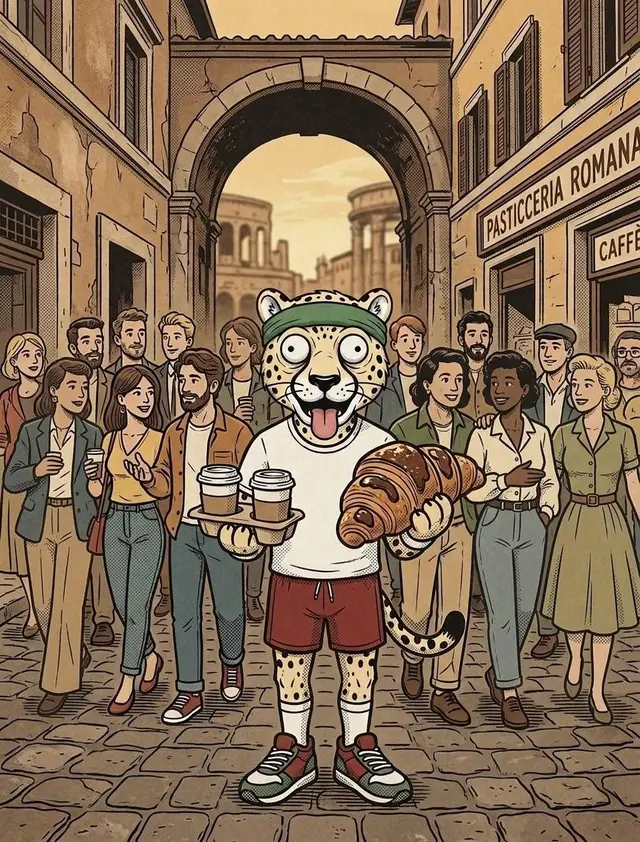 DoDo Walk, caffè e cornetto 008