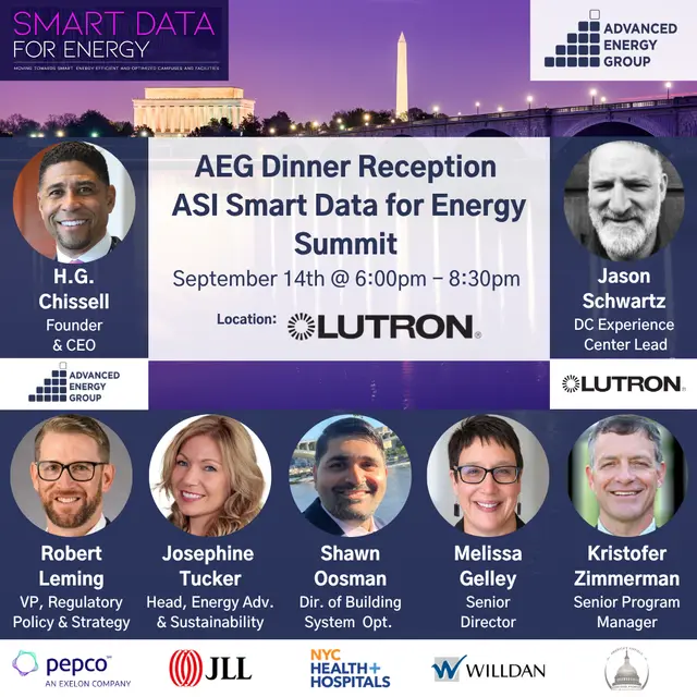 AEG DMV Dinner Reception: ASI Smart Data for Energy Summit