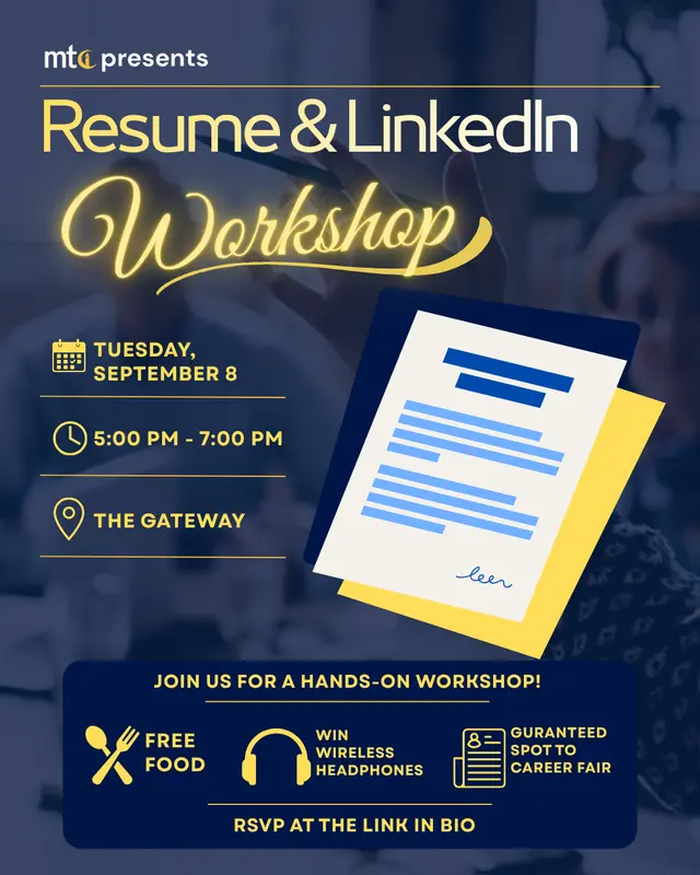 MTC Resume and Linkedin Workshop