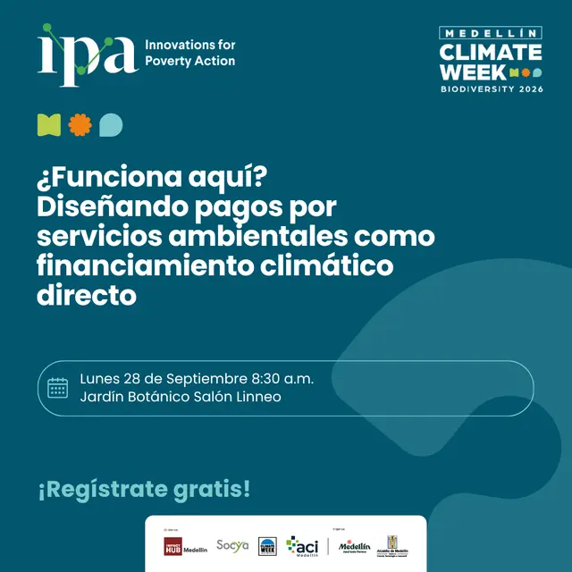 ¿Funciona aquí? Diseñando pagos por servicios ambientales como financiamiento climático directo