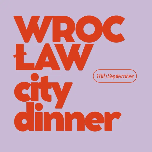 City Dinner | A Taste of Wrocław | Pierogi Social Club x Polish Tourism Organization | 18.09