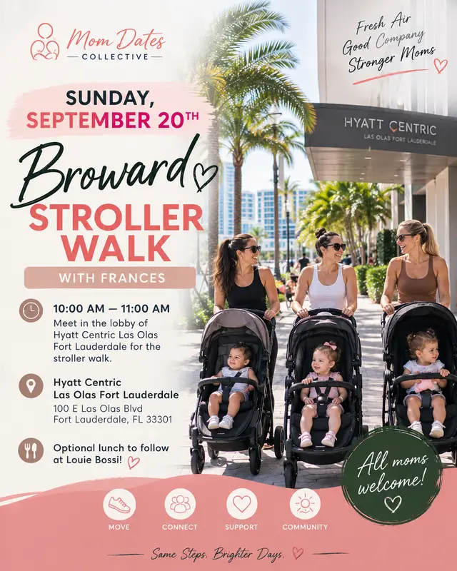 Broward Stroller Walk with Frances!