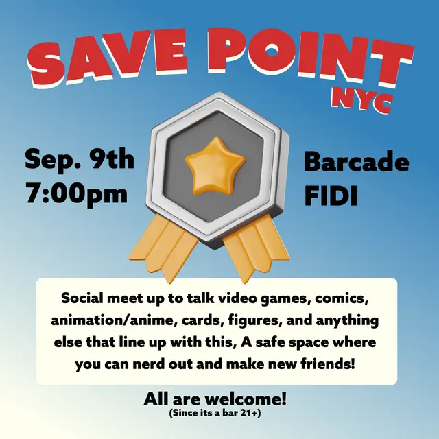 Save Point - Social Video Game Meetup!
