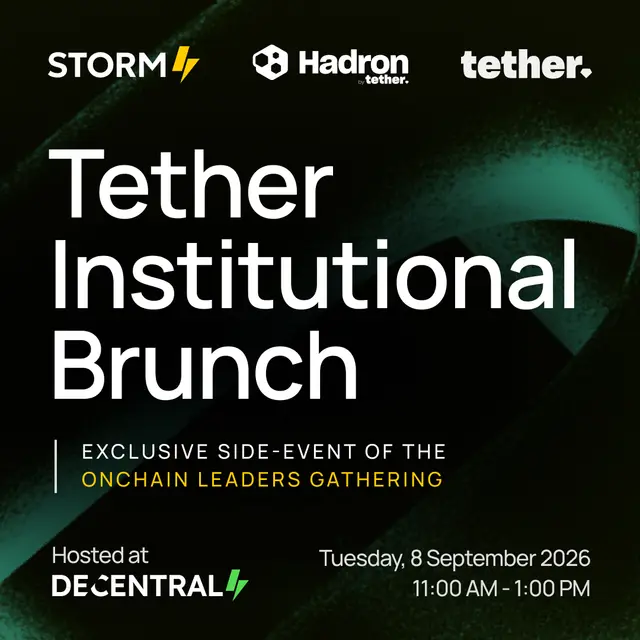 Tether Institutional Brunch Geneva