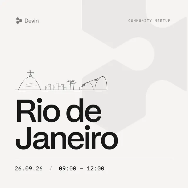 Devin Meetup Rio de Janeiro