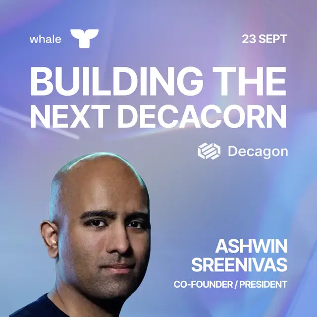 A fireside chat with Ashwin Sreenivas - Co-Founder & President at Decagon