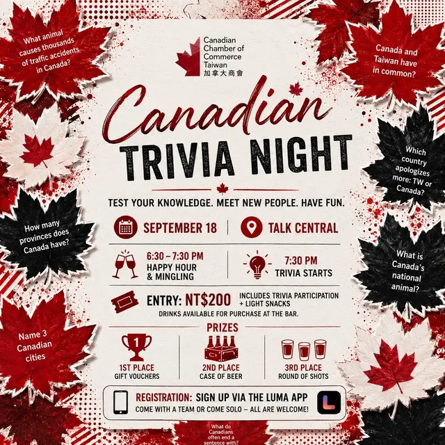 Canadian Trivia Night By CanCham