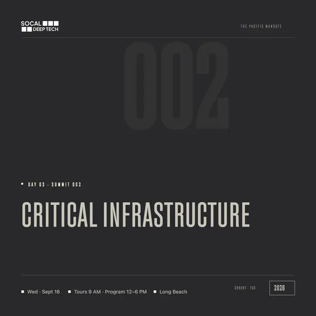 CRITICAL INFRASTRUCTURE: SUMMIT 002
