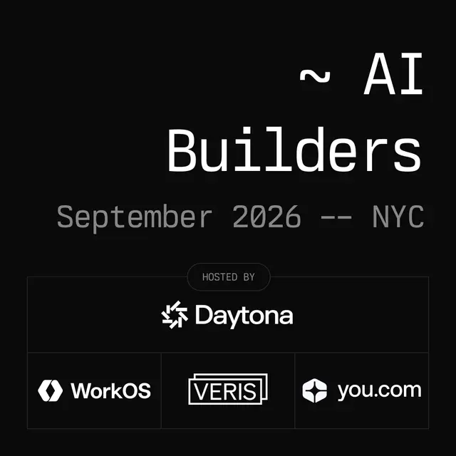 Daytona AI Builders - NYC, September 2026