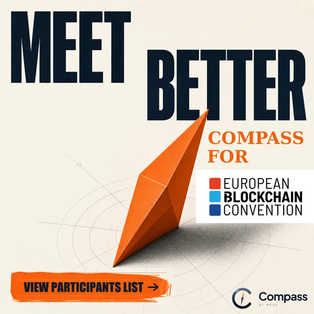 Compass for European Blockchain Convention 12: Companies & Participant List | Meet & Brunch @ Barcelona, Spain