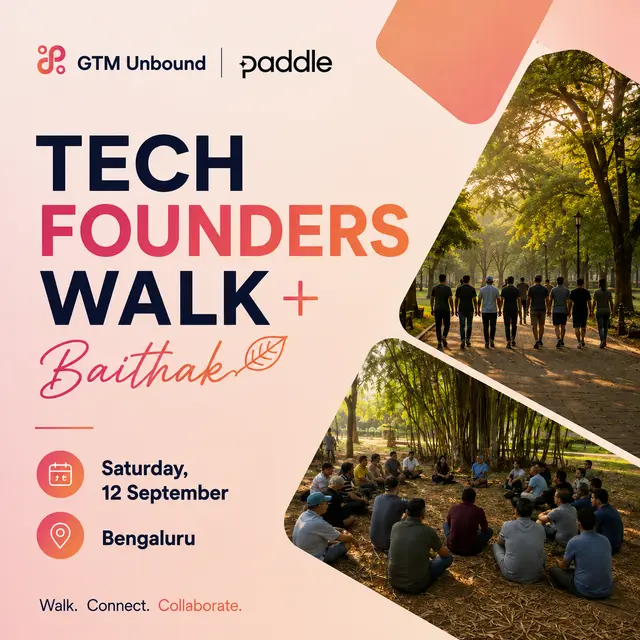 Tech Founders Walk + Baithak 🍃
