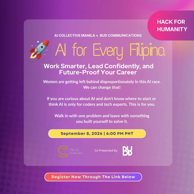 The AI Collective Manila x Bud Hack for Humanity