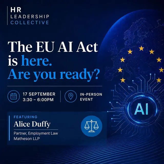 HR Leadership Collective - The EU AI Act meet-up
