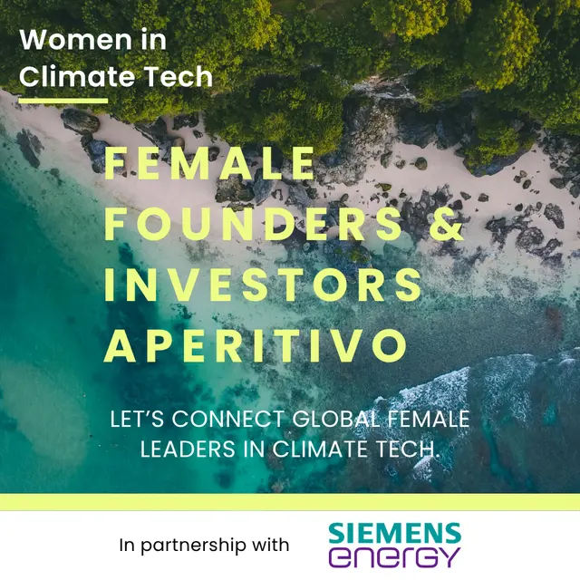 Women in Climate Tech Aperitivo