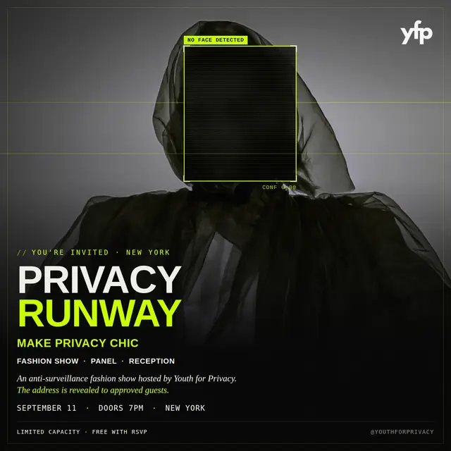 Privacy Runway - Anti-surveillance fashion show