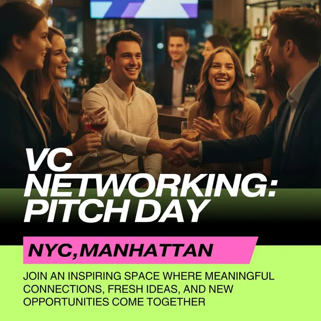 VC Networking: Pitch Day — Manhattan, New York