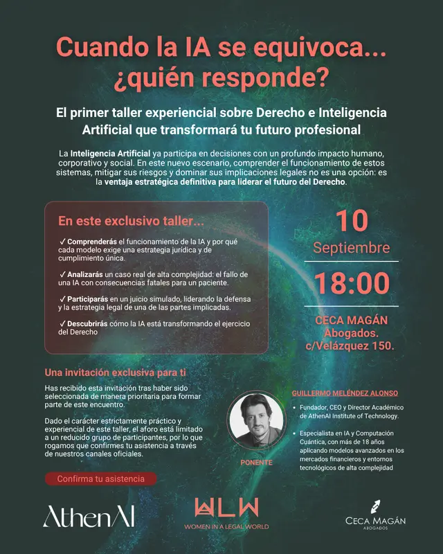 Cuando la IA se equivoca ¿Quién responde?