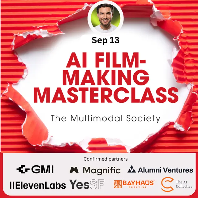 AI Filmmaking Masterclass + Hackathon