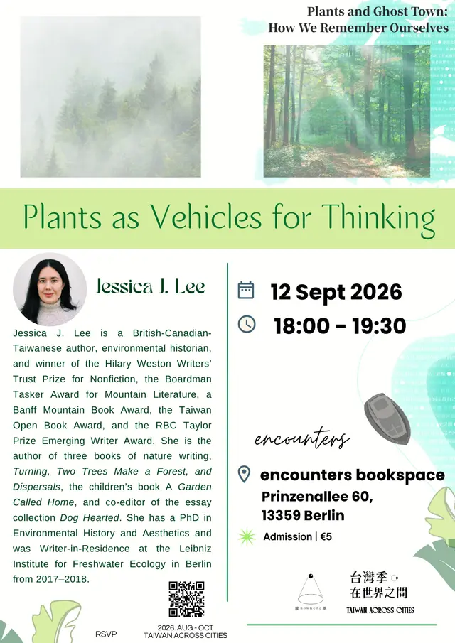 TALK | Jessica J. Lee: Plants as Vehicles for Thinking